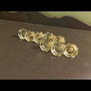 8 crystal Anthropologie drawer pulls/knobs